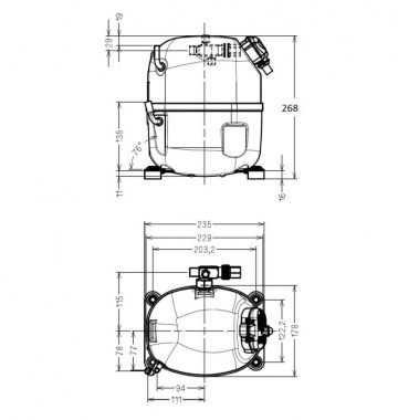 Motor monofazat Tecumseh L